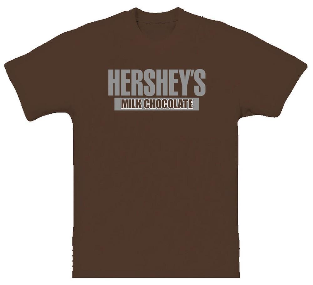 Классическая унисекс футболка с логотипом шоколада Hershey S