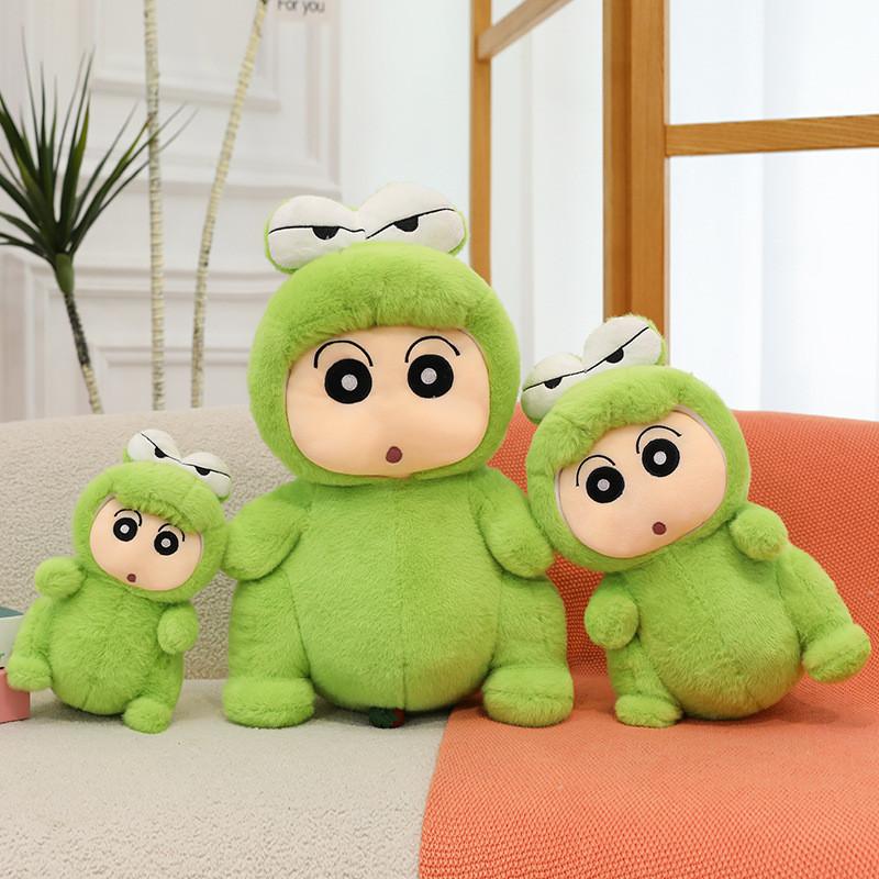 Crocodile Crayon Shin Chan Plush Toy Turtle Transformation Doll Pillow Gift For