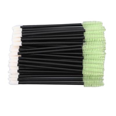 Einweg-Wimpern-Augenbrauenbürste Doppelseitiger Lippenpinsel Mascara-Stäbchen Applikatoren für Wimpernverlängerungen