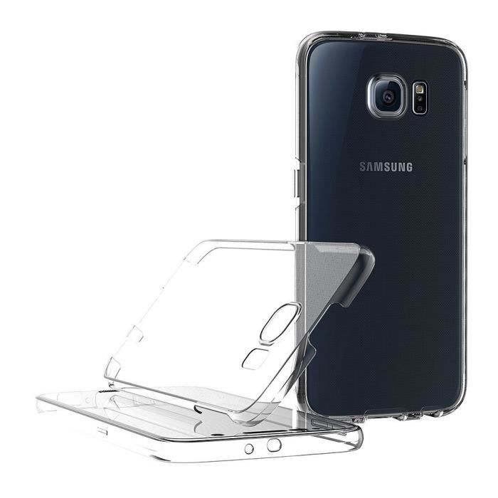 Hülle - Phonillico - Samsung Galaxy S6 EDGE PLUS - Weiches Silikon - Ultra Slim - Transparent