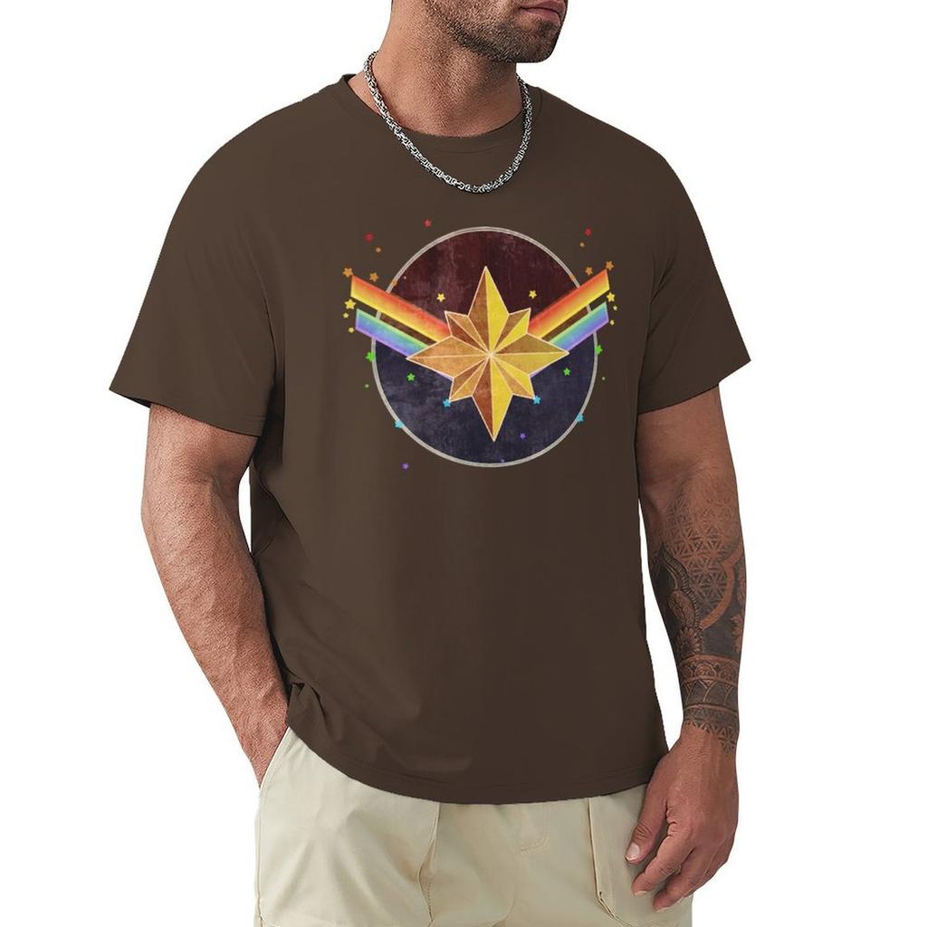 Rainbow Captain 2 T-Shirt Grafik T-Shirt Vintage Vintage Anime Shirt Kawaii Kleidung Herren Vintage T-Shirts
