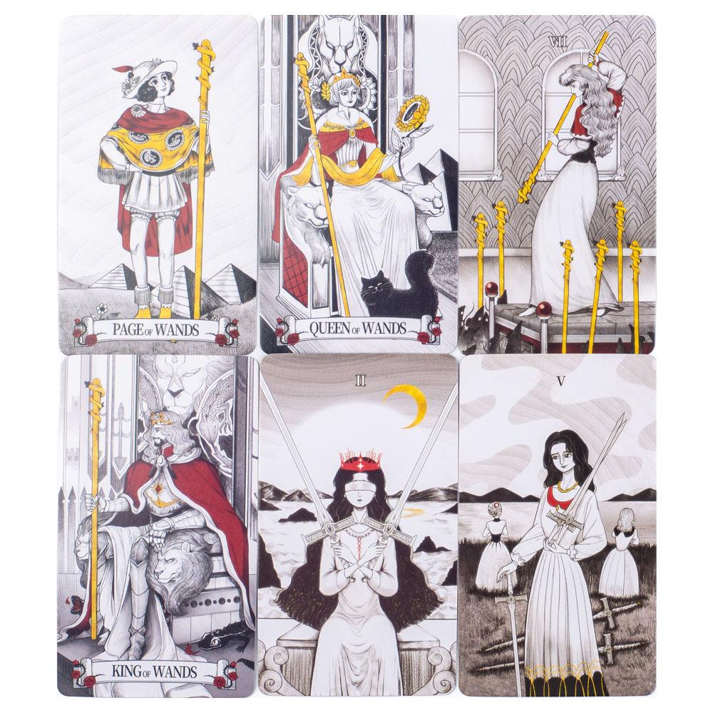Secret Mirror Tarot 80 Cards Family Gathering Divination Deck English Version Board Game