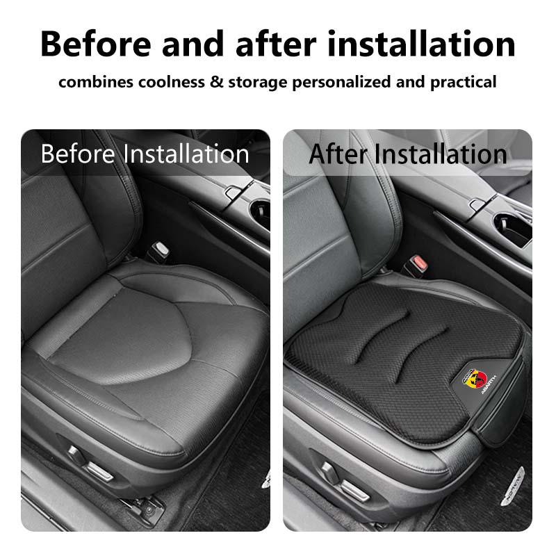 Ice Silk Car Seat Cover Ultrathin Cushion Rear Seat Protect Pad For Abarth FIAT 500 Ducato Stilo Palio UNO Astra Bravo Tipo