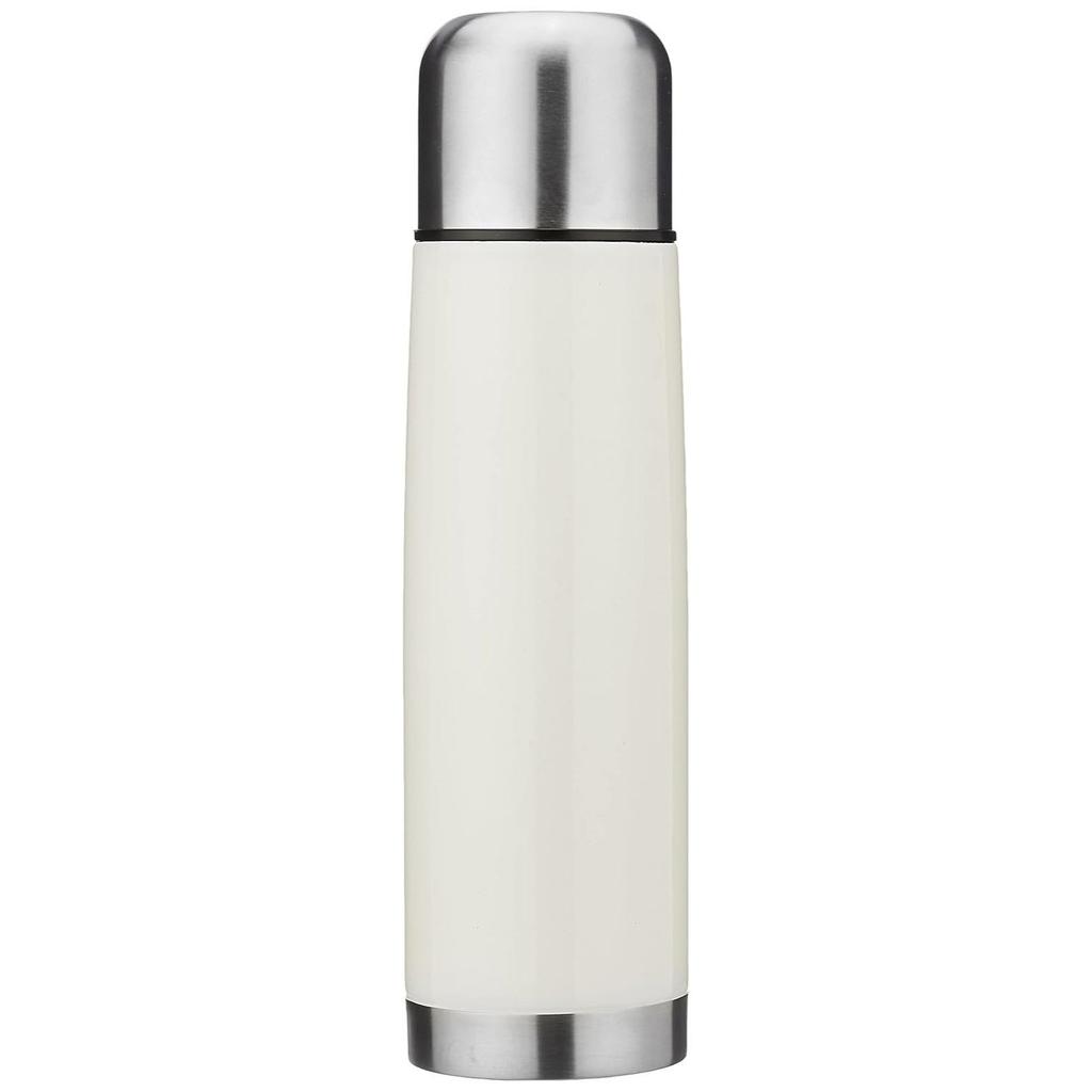 Stainless Steel Insulated 24 Hours Hot or Cold Bottle Thermos Flask, 1000 Ml, Off White