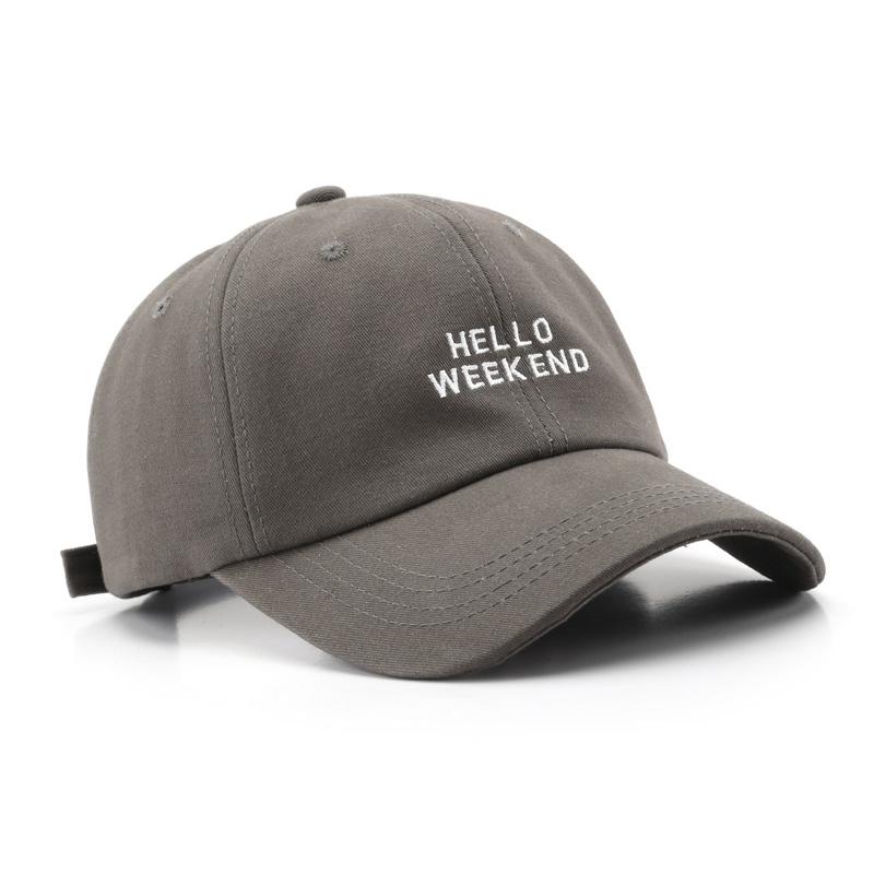 

Ricygvm Fashion Letter Baseball Cap For Men Women Embroidered Peaked Hat Cotton Soild Color Duck Tongue Caps Outdoor Sun Visors One Size