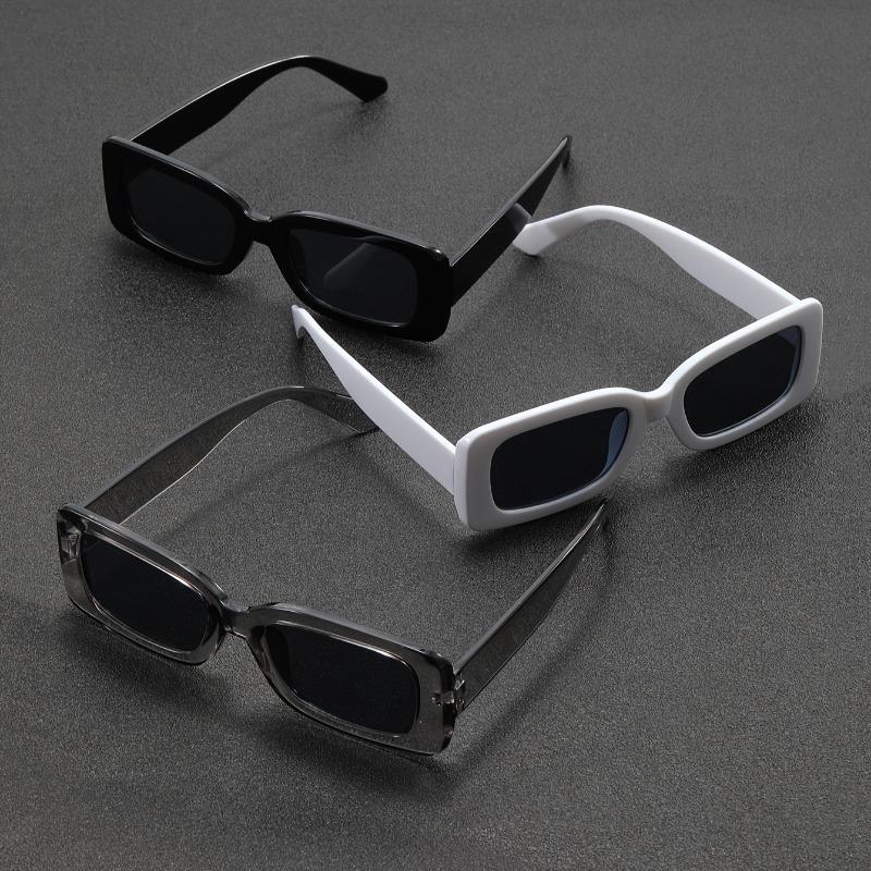 3-Piece Set Men's Square Fashion Sunglasses