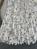 European & South African Cross-border 3D Floral Pleated A-line Midi Skirt for Women