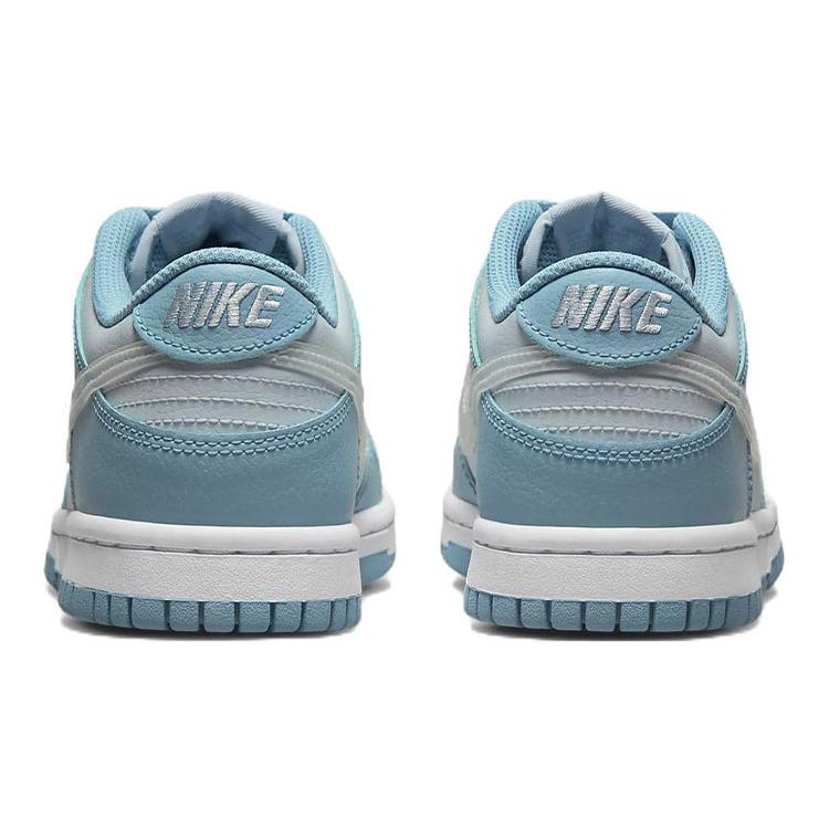 Nike Dunk Low Grade School 'Aura Clear' (Unisex) Aura / Clear / Worn Blue / White Kids' Skateboarding Shoes DH9765 401