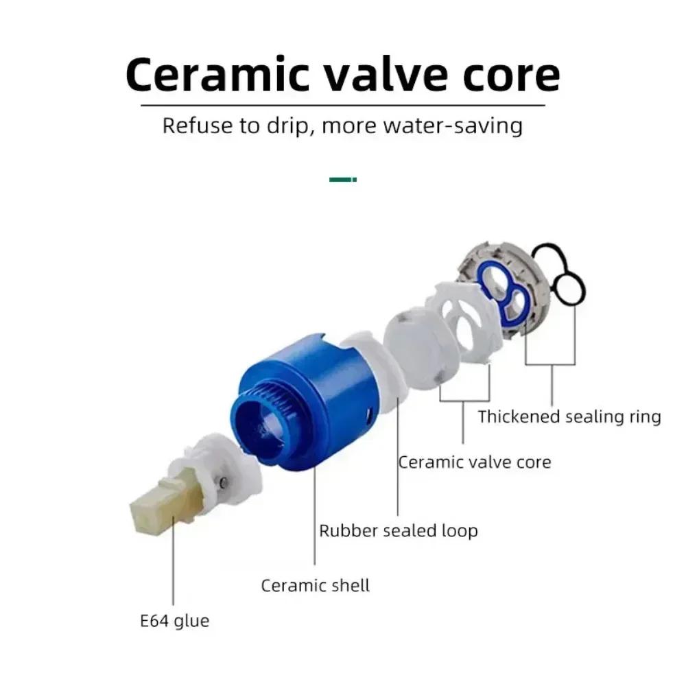 Basin Faucet Sink  Mounted Black Chrome Hot Cold Water Basin Mixing Long Short Faucet Matte Black Washbasin Faucet CraneFMX