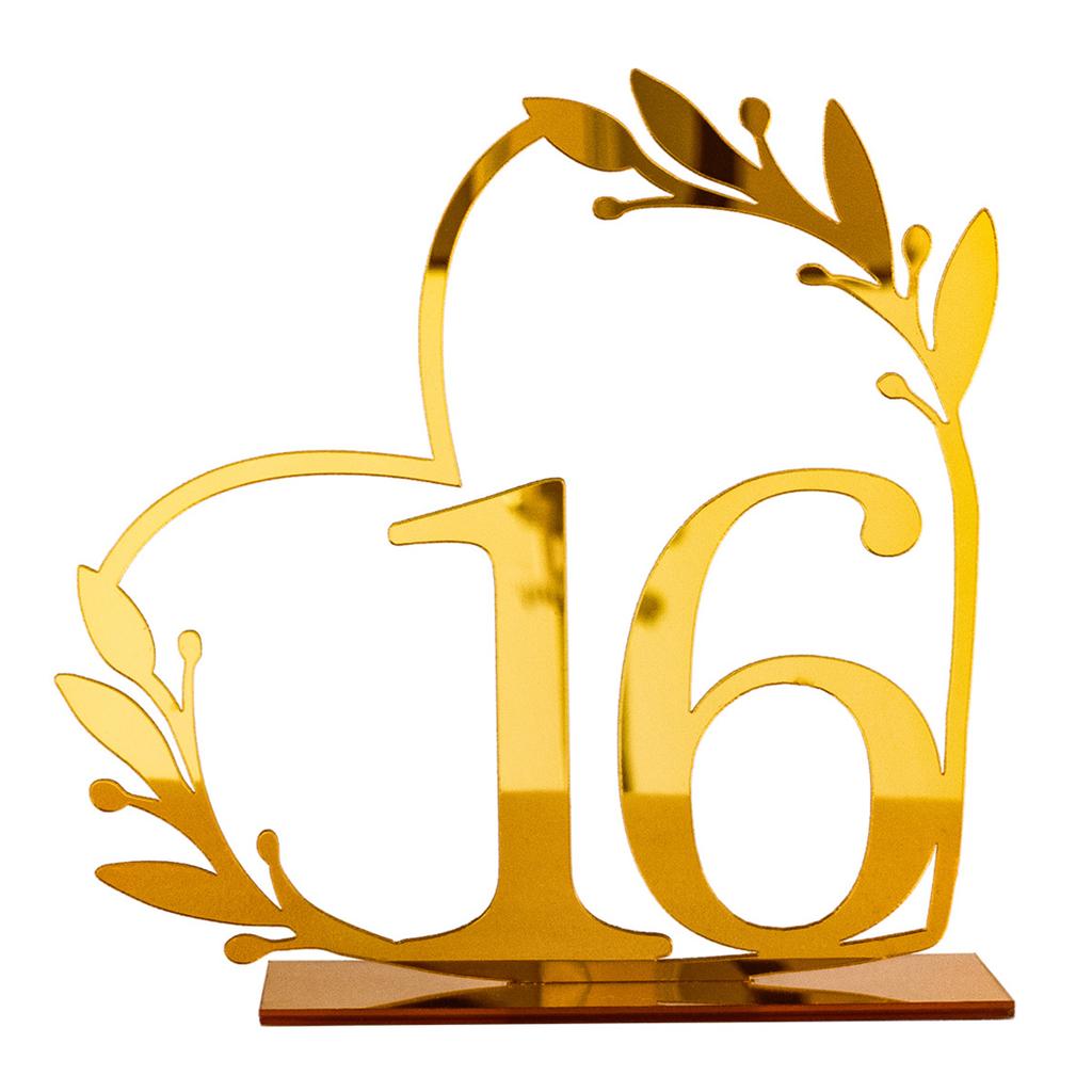 DIY Acrylic Numbers Wedding Table Numbers Mirror Table Numbers