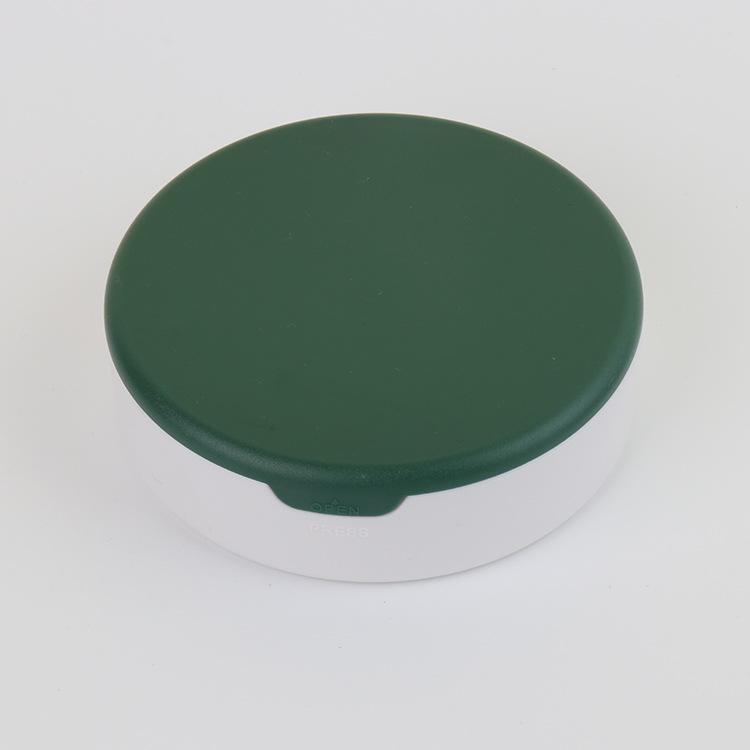 

Шкатулка для коштовностей із дзеркалом, що обертається, у скандинавському стилі - багатошарове зберігання для намист і аксесуарів для волосся single layer mirror зелений