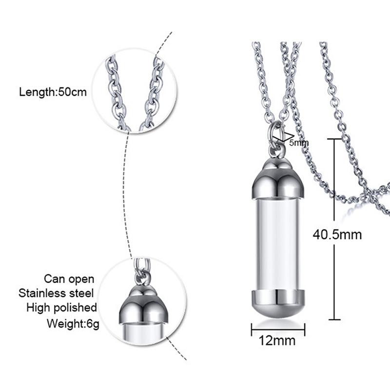 Buy Openable Glass Vial Necklace 