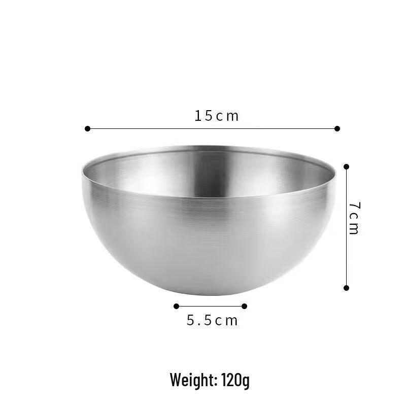 304 Stainless Steel Korean Style Salad & Noodle Bowl