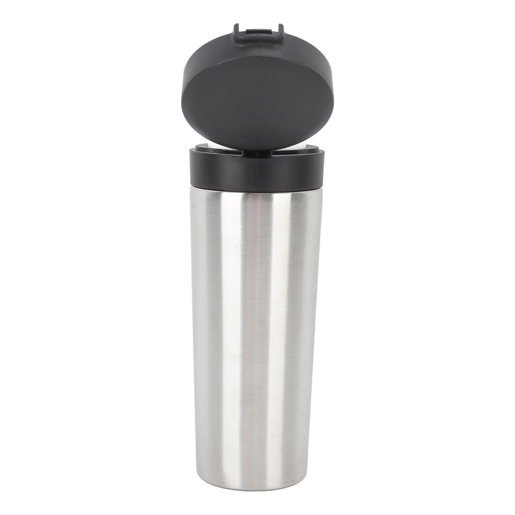 Isolerad kaffemugg Rostfritt stål Resekaffekopp Bärbar Isolerad Bilkaffekopp med Lock