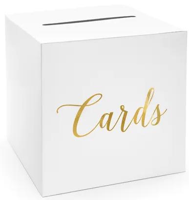 Pudełko Karton Na Koperty Ślubne Cards 24X24X24Cm
