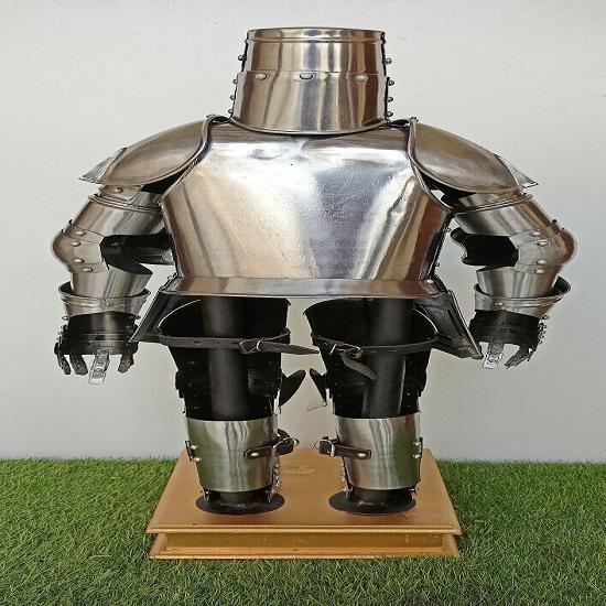 Medieval Knight Suit Of Armor Mini Armour Home Decor With Display Stand and Base