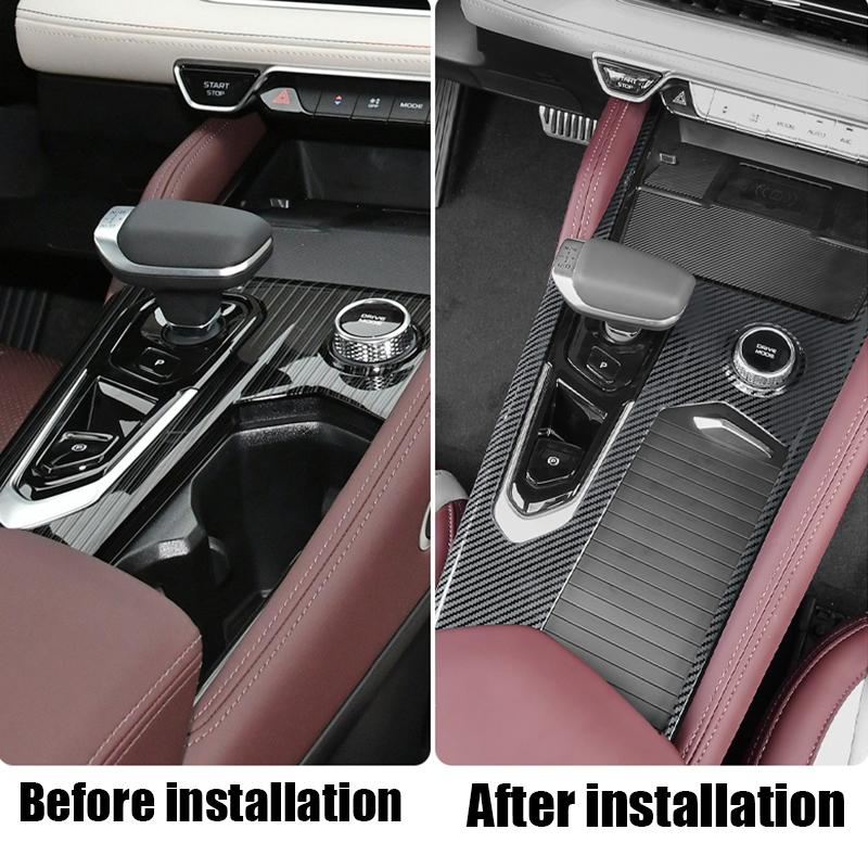 For Renault Grand Koleos 2024 2025 Stainless steel material for the decorative frame of the central control gear shift panel