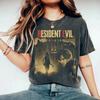 Resident Evil Requiem Camiseta Leon S Kennedy Grace Ashcroft Raccoon City Manga Curta Masculina Feminina para Primavera e Verão Unissex