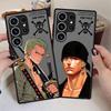 One Piece Zoro Cool Case for Samsung Galaxy S20 FE Note 20 Ultra 10+ S25 Ultra S23 FE S21 S22 S26 S24 Plus Funda Back Phone