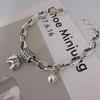Korean Style Elephant Bracelet for Women - 2024 Thai Silver Ruyi Geometric Hand Jewelry