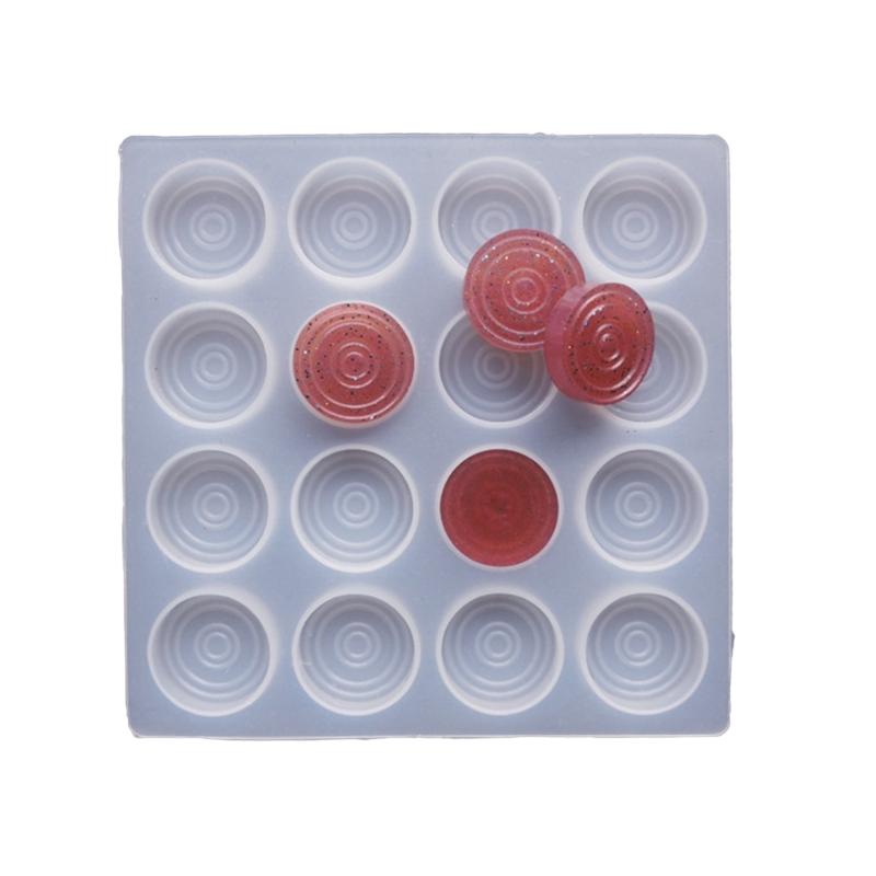 Silicone Mat for Wax Seal Stamp Wax Sealing Pad Flat Round Disc Mold Tray for Epoxy UV Resin Craft Adhesive Waxing