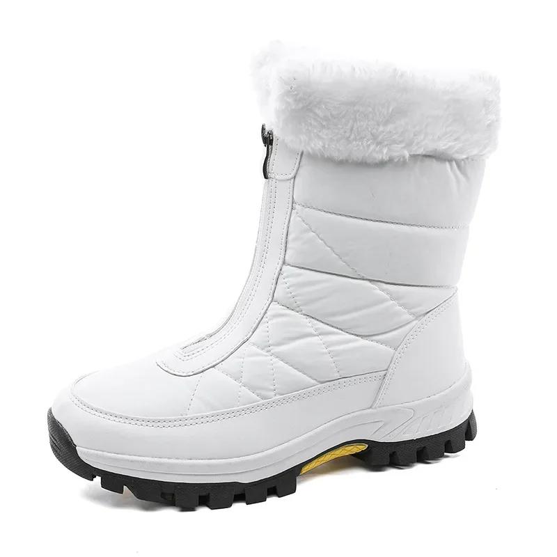 Mode Damen Winter Schneestiefel für Wasserdichte Sneaker Warme Rutschfeste Stiefel Outdoor Damen Wanderschuhe Arbeitsschuhe Botas Mujer2024