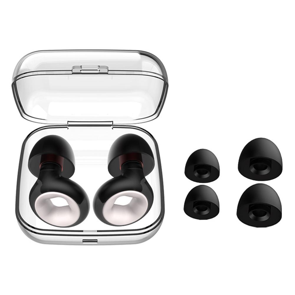 1Pairs Motorcycle Noise Reduction Earplugs 27dB Comfortable Memory Foam Silicone Sleep Soundproof Earplugs Motorcycle Equipment