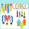 Colorful Kids Diving Toy Set With Water Rings Torpedo Pool Fun For Ages 3 To 6 Years