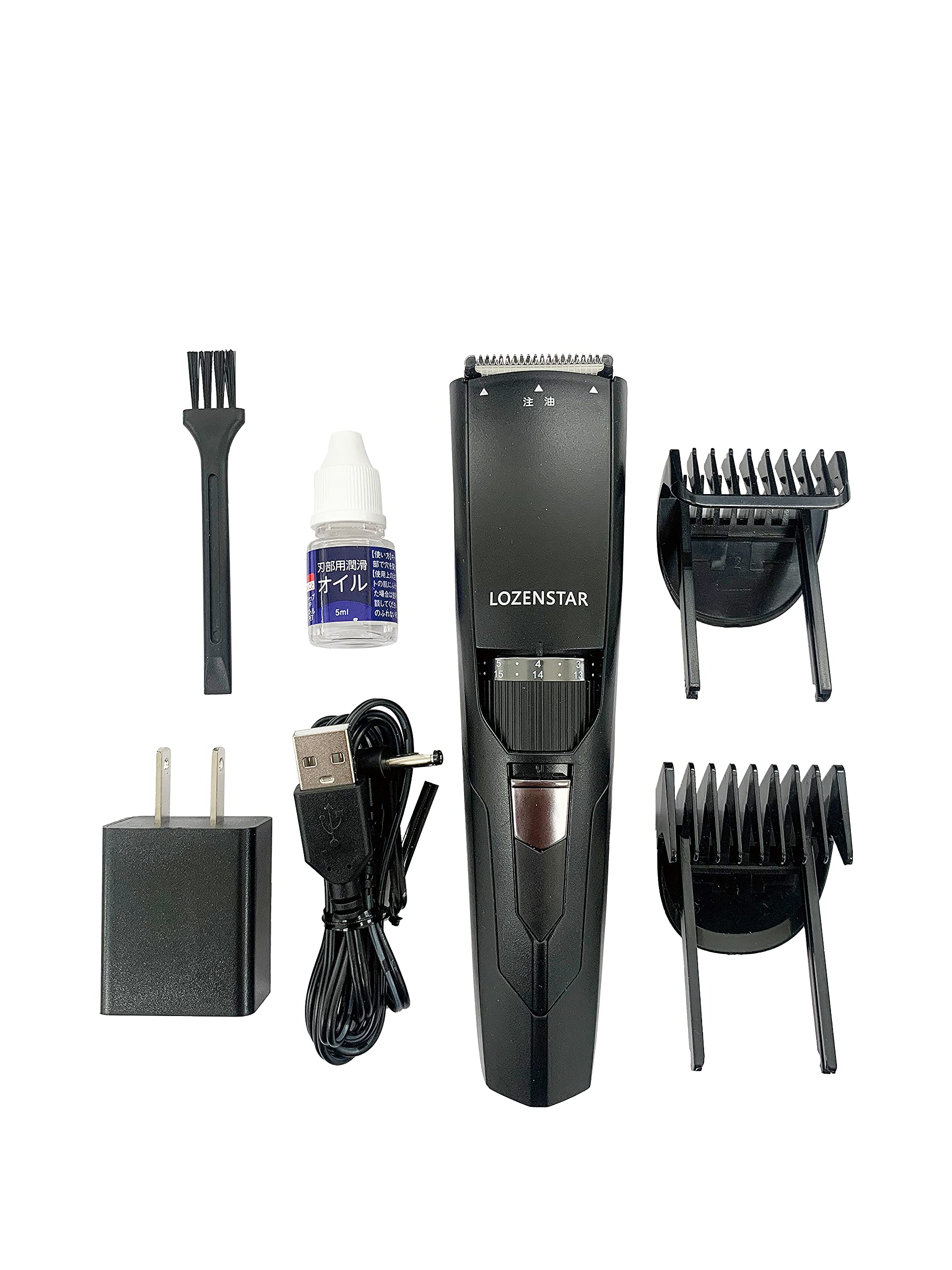 

Rosenstar Grooming Washable Rechargeable AC 40 Levels of Cutting Height Cutter Hair Cutter AGTR76 Black Trimmer, Blade, Cordless, Type, Adjustment,
