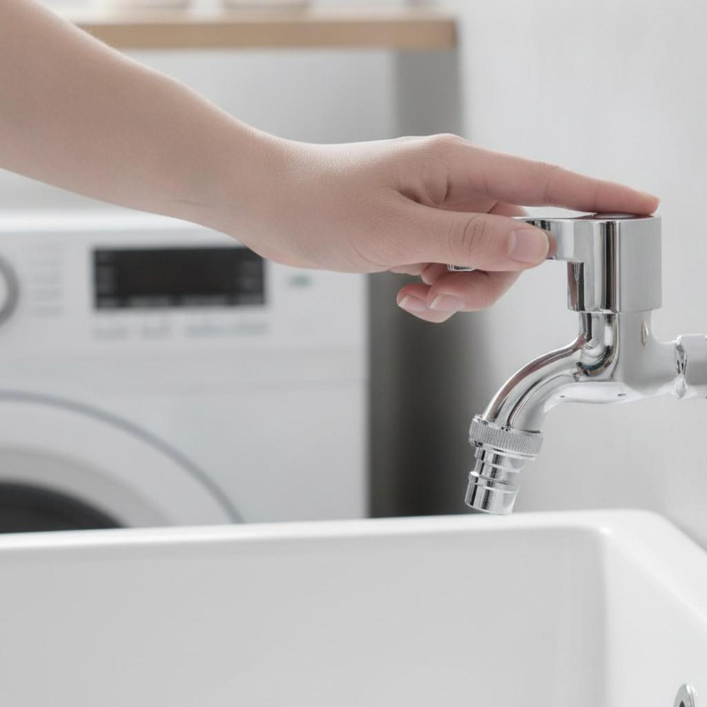 Tap Easy to Install Single-Cold-Water Washing Machine Faucet Sturdy