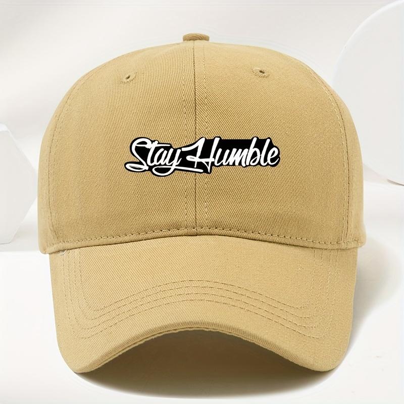 Men's StayHumble Baseball Cap | Soft Breathable Sweat-Absorbent Adjustable Hat for Outdoor Sports & Casual