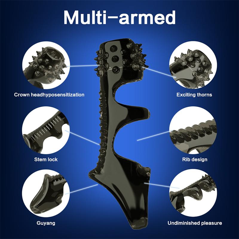 Penis Rings For Men Delay Ejaculation Stronger Erection Sex Toys Adult Supplies Linen Nozzle Ring Cock Sex Toys For