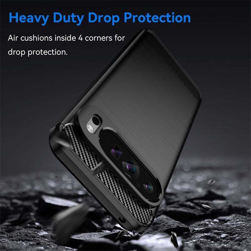 Flexibilní TPU pouzdro pro Google Pixel 9 Pro XL 8 7 8A 7A 5G 4G Ochranný kryt Capa Fundas Coque Shell odolný proti otiskům prstů