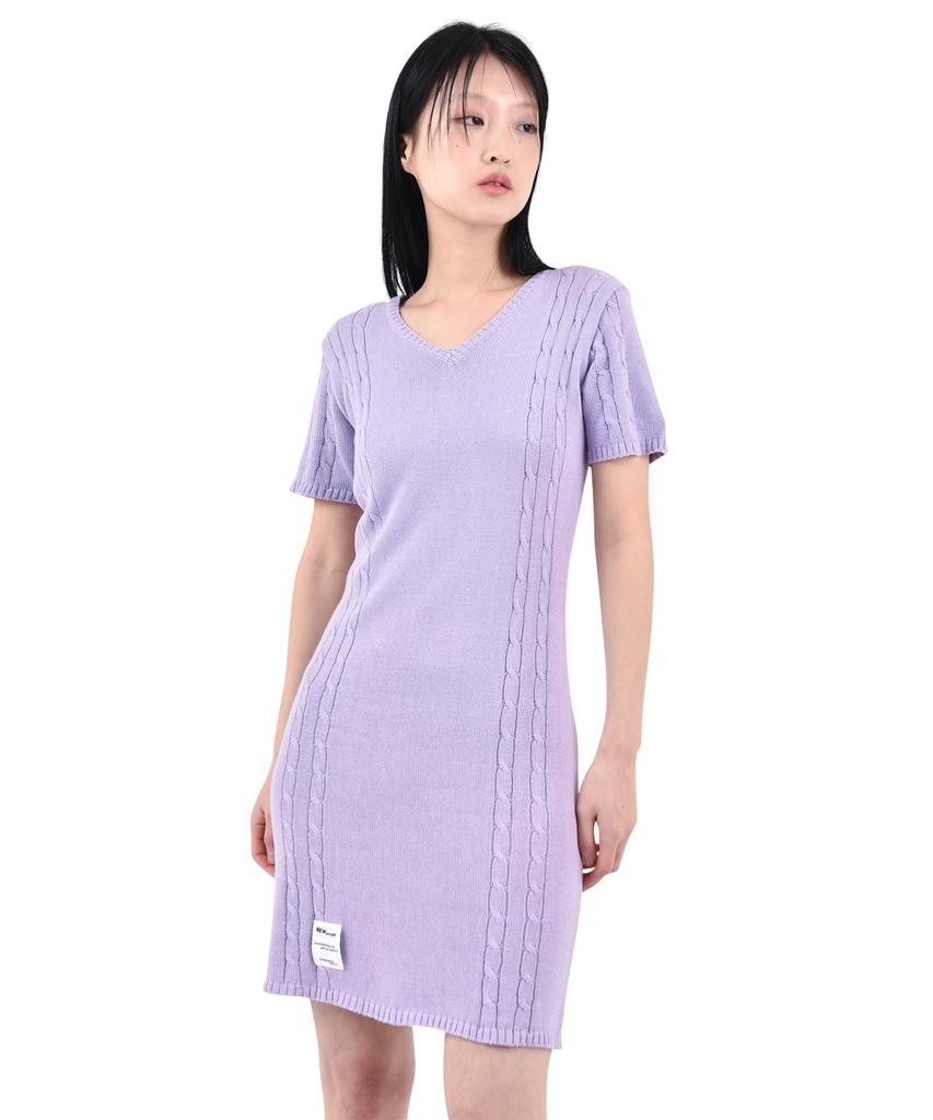 KATHARSIS Mini Cable Knit Dress Pp_One Size