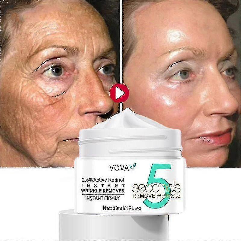 Retinol Krém na tvár proti vráskam Spevňujúci Lifting Proti starnutiu Očný Zosvetľuje Jemné linky B