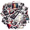 Rock Microphones Decals Cartoon Concerts Stationery Stickers Stickers For Laptop Fridge Phone