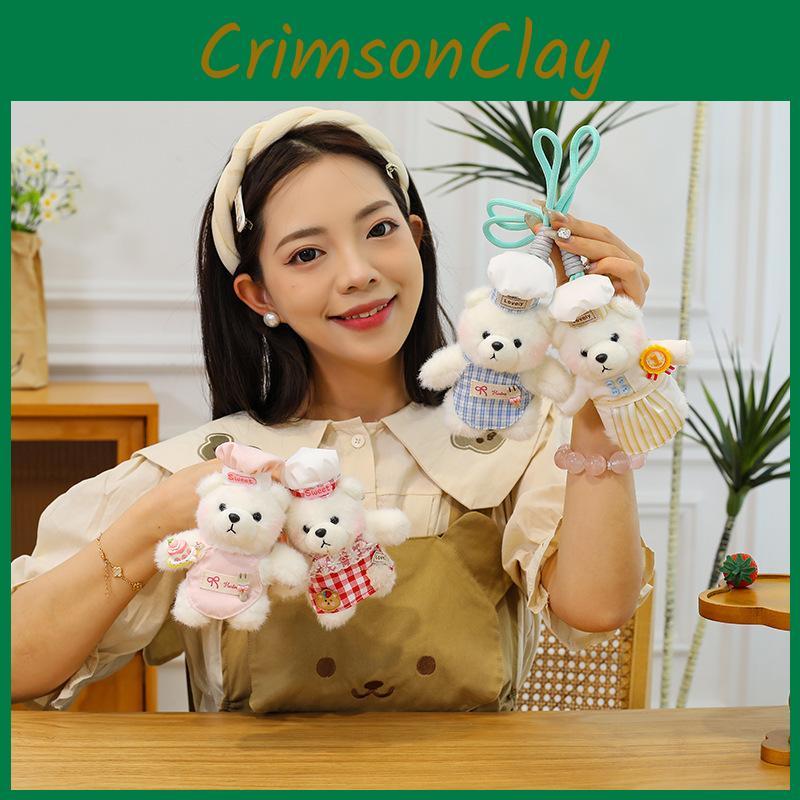 Keychain Bear Teddy Plush Toy Keychain Bag Pendant Stuffed Dolls Gifts Kids