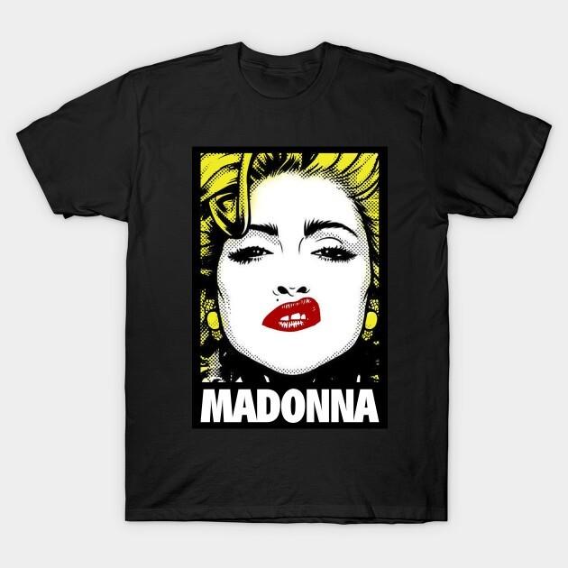 Madonna Original 80s Retro Style T-Shirt Short Sleeve All Sizes T01 XXXXL