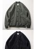 Fleece-Lined Baseball Jacket: Youthful Japanese Style, Thick Warm Outerwear for Autumn/Winter