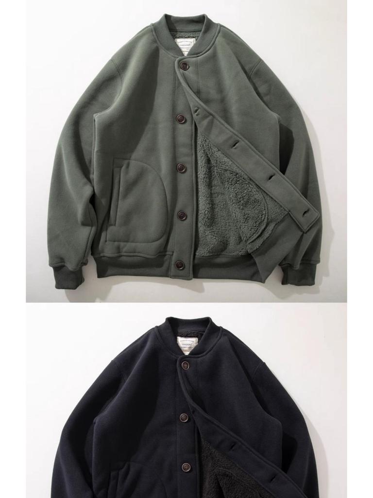 Fleece-Lined Baseball Jacket: Youthful Japanese Style, Thick Warm Outerwear for Autumn/Winter