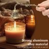 Candle Snuffer Aluminum Alloy Candle Snuffer Exquisite Candles Shade Flower Shape Candles Extinguisher for Table Home Decoration