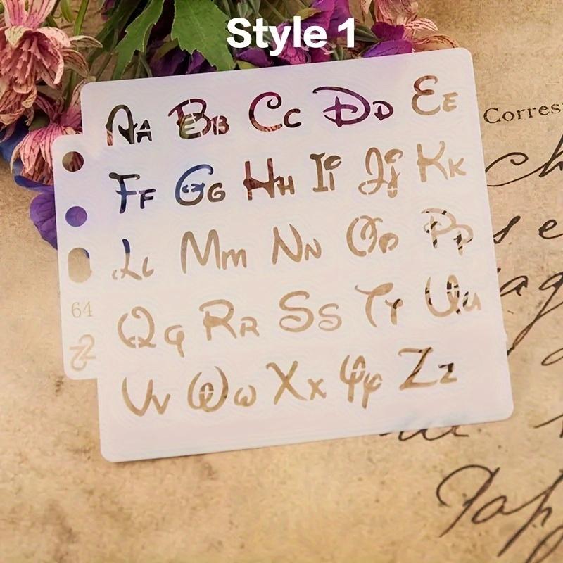 

DIY Craft Alphabet Letter Stencils Template Painting Scrapbooking Embossing Stamping Album Card Decorative Embossing Paper Cards