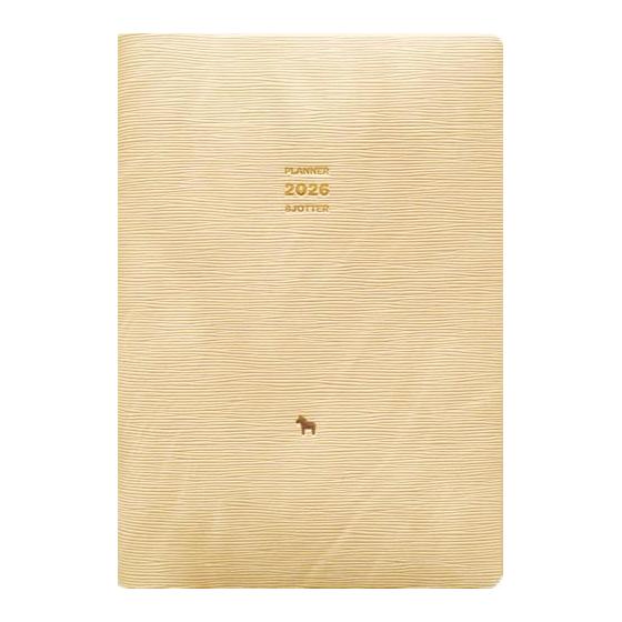 El Commune Matka Notebook Starting January 2026 B6 Weekly Left Compis Beige DR-WB-477