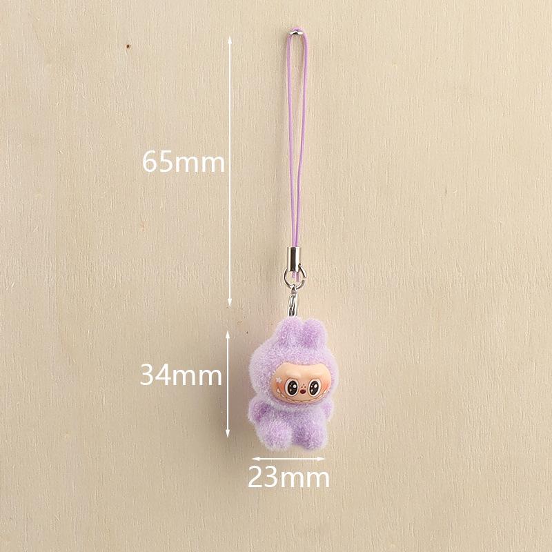 1pc Plush Doll Keychain Pendant Small Doll Bag Pendant Creative Small Gift Pendant