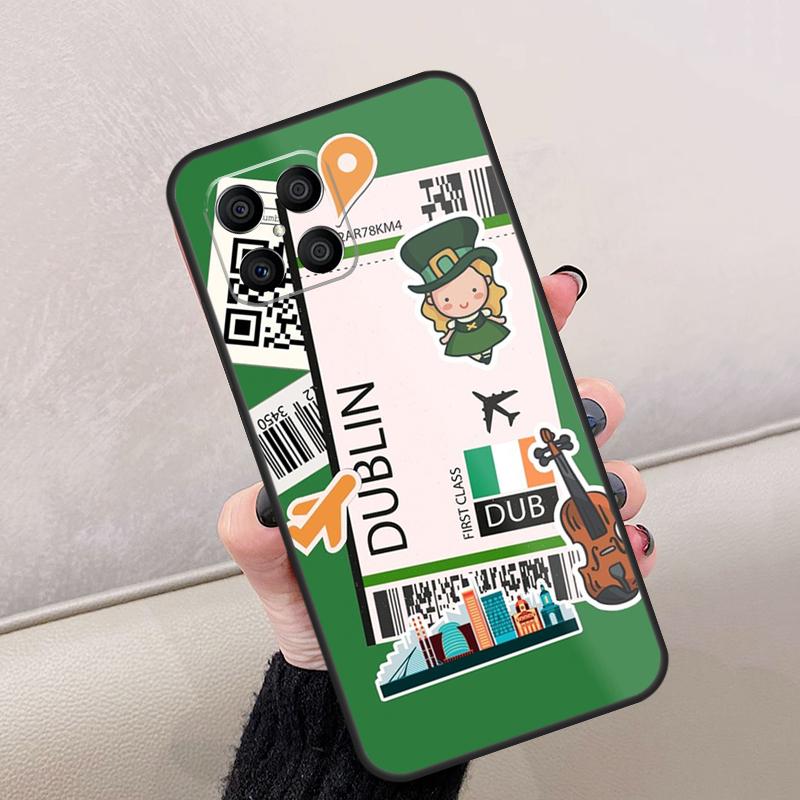 SYDNEY BOARDING PASS Traveltickets For Honor Magic 7 6 5 8 Pro Case For Honor 200 Lite 400 70 50 X8c X8b X9a X9b X9c X9d Win RT