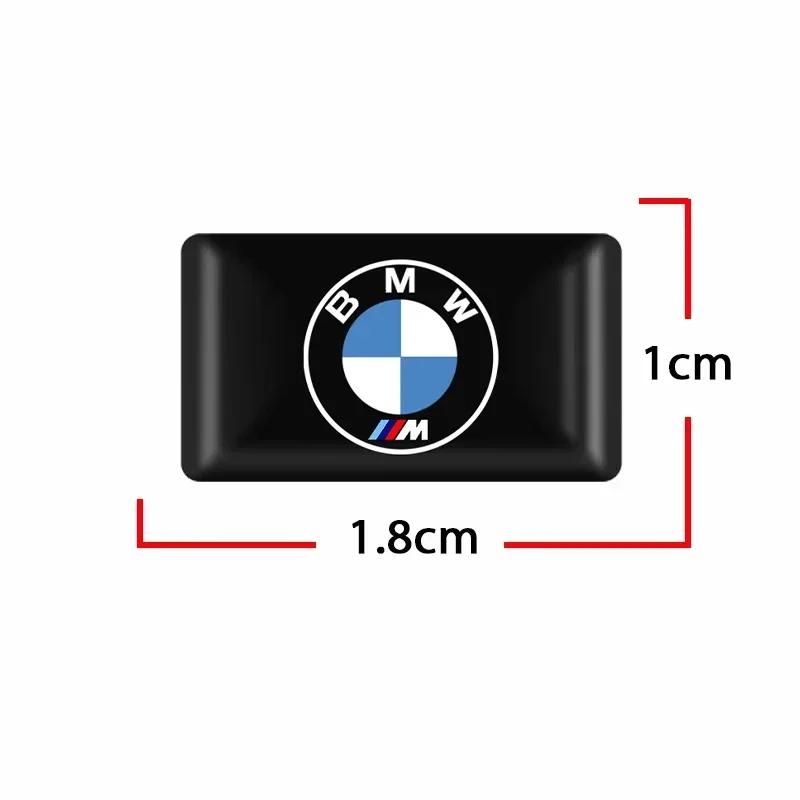 

Car Sticker 3D Car Styling Epoxy Sticker Steering Wheel Decor Sticker Car Interior Decals For Bmw E46 E90 E60 F10 F30 E39 E36 F2 5pcs