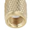 Conditioner Quick Coupler Tee Adapter with Valve Core Brass 1/4in SAE Sturdy Structure HAVC Tee Adapter for R22 R12 R134
