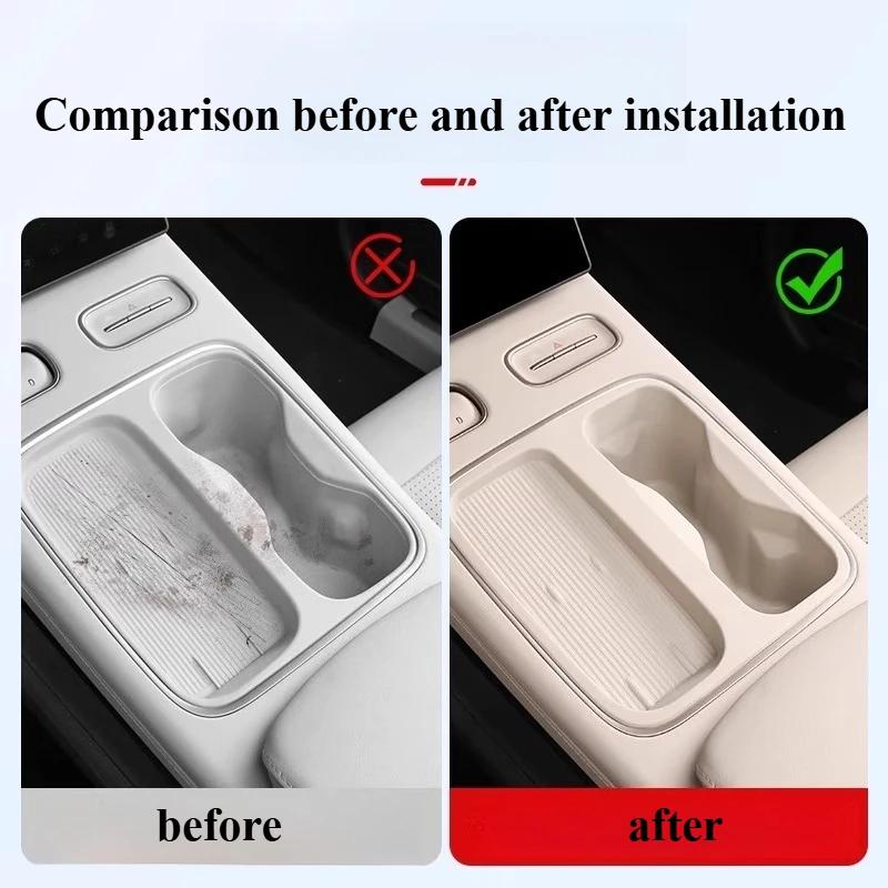 Water Cup Holder Central Control Wireless Charging Silicone Pad For NIO ES6 EC6 ET5 ET7 2023-2025 Modification Accessories Tools
