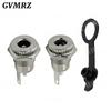 5PCS/LOT DC099 5.5 mm x 2.1mm DC Power Jack Socket Female Panel Mount Connector Metal DC-099 Open Hole 11MM 5.5*2.1 5.5*2.5