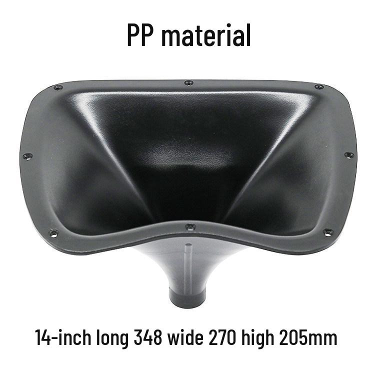 Speaker Tweeter Horn Driver: 4-14 inch, Flat/Screw Mouth, Plastic Horn